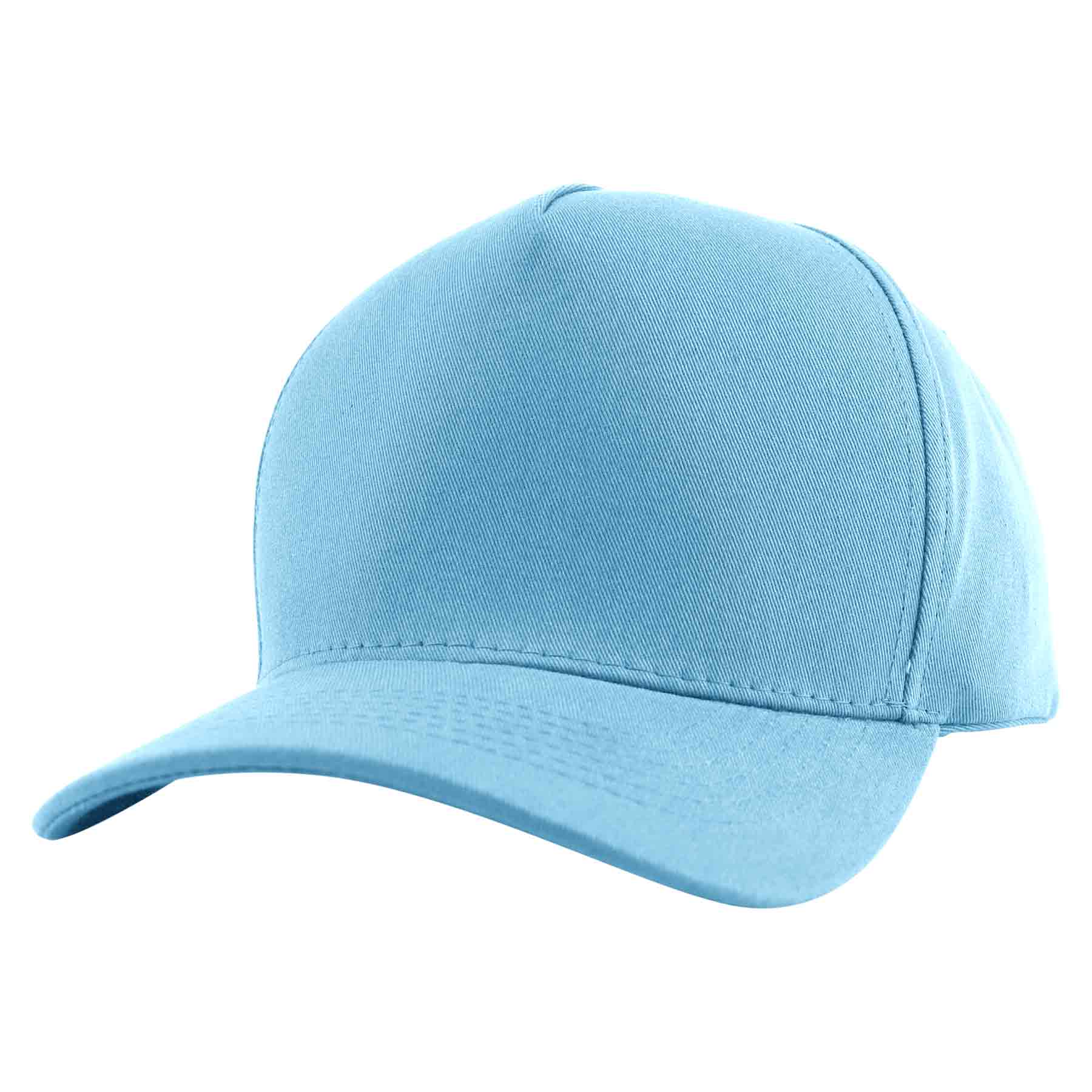 FlyFlyPromos - Cotton Twill 5 Panel Mid Profile Structured Baseball Cap Image 6 - Promotional Product